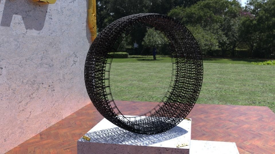 ORTAS TIRE NO 31 GAME READY AND 3D PRINTABLE 3D print model_8