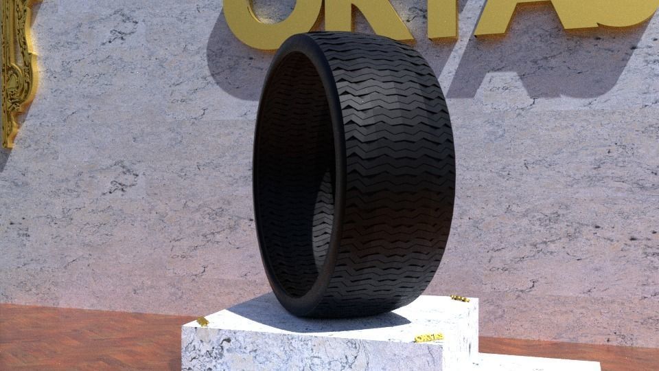 ORTAS TIRE NO 31 GAME READY AND 3D PRINTABLE 3D print model_1