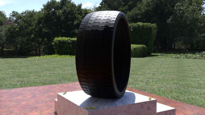 ORTAS TIRE NO 31 GAME READY AND 3D PRINTABLE 3D print model