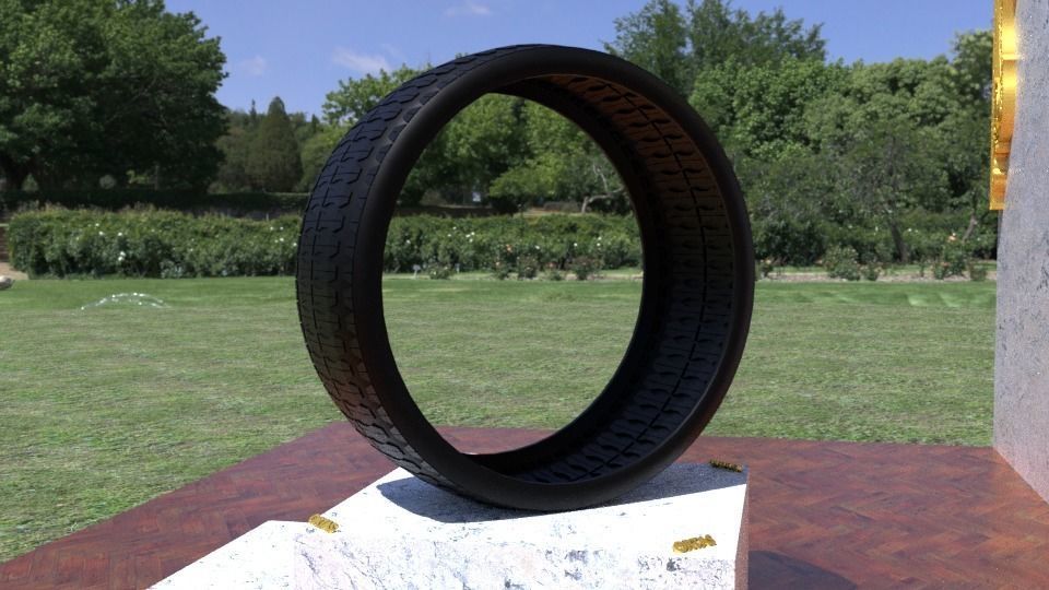 ORTAS TIRE NO 32 GAME READY AND 3D PRINTABLE 3D print model_3