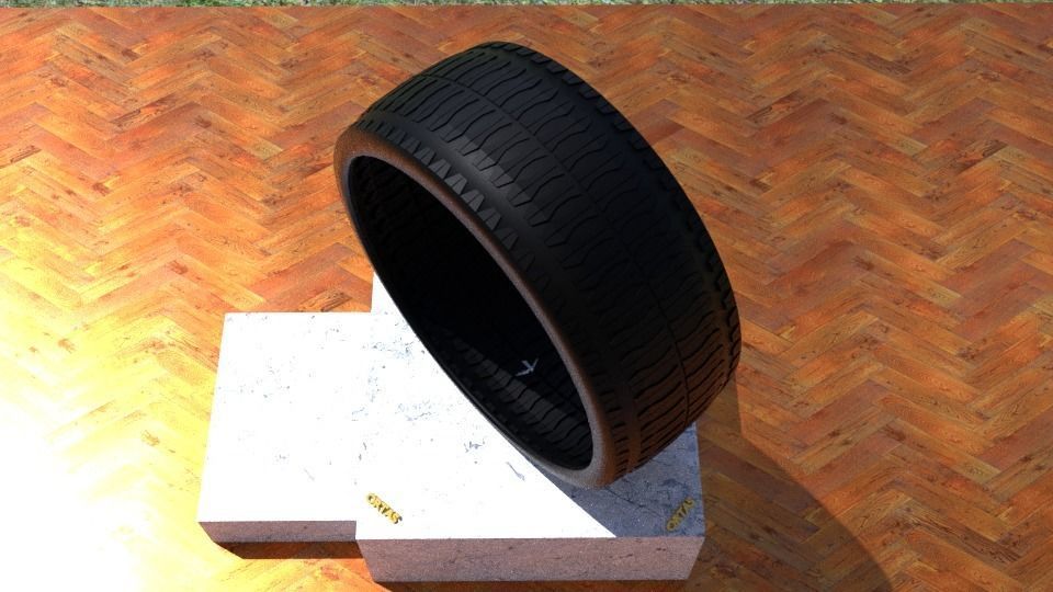 ORTAS TIRE NO 32 GAME READY AND 3D PRINTABLE 3D print model_7