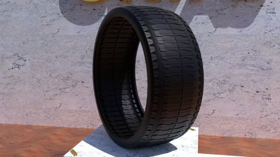 ORTAS TIRE NO 32 GAME READY AND 3D PRINTABLE 3D print model_0
