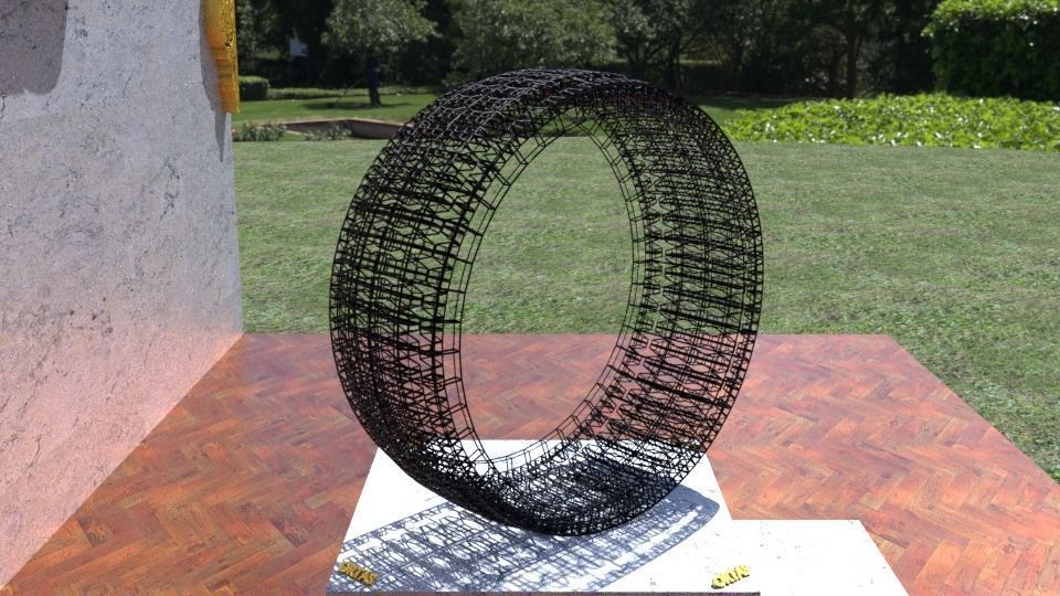 ORTAS TIRE NO 32 GAME READY AND 3D PRINTABLE 3D print model_8