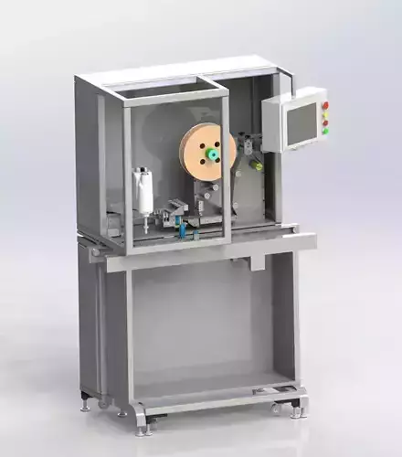 Manipulator labeling machine 3D model