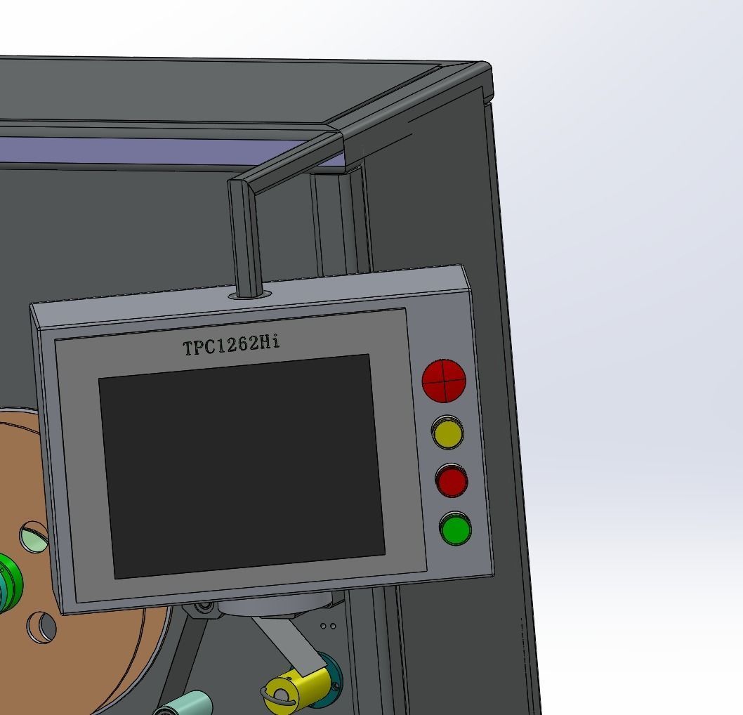 Manipulator labeling machine 3D model_5
