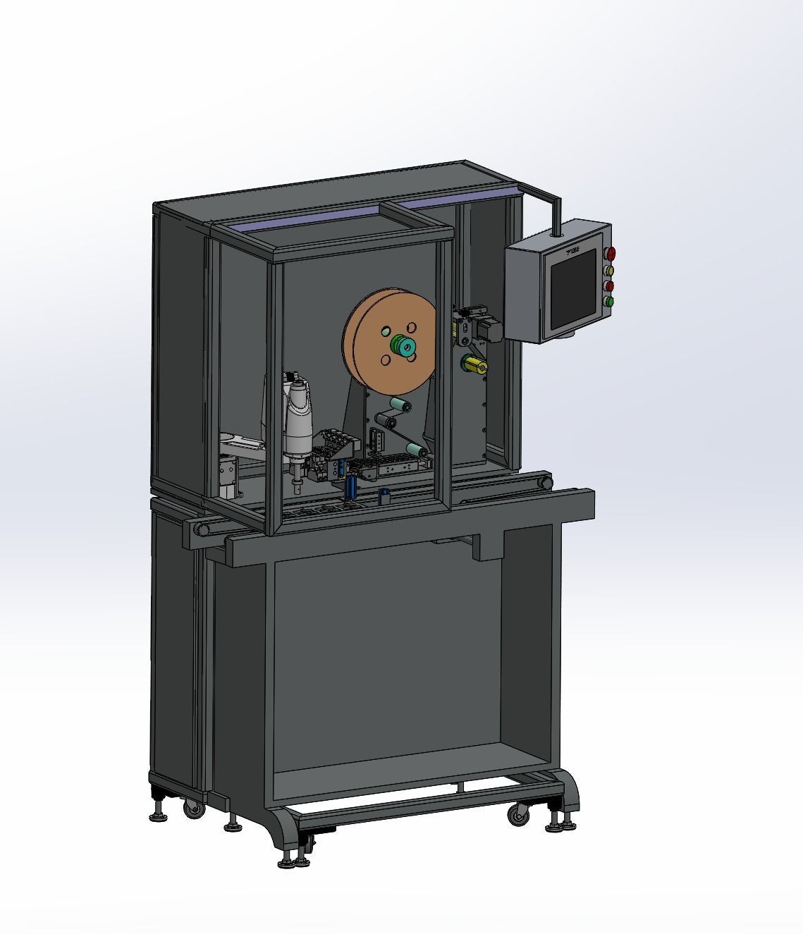 Manipulator labeling machine 3D model_6