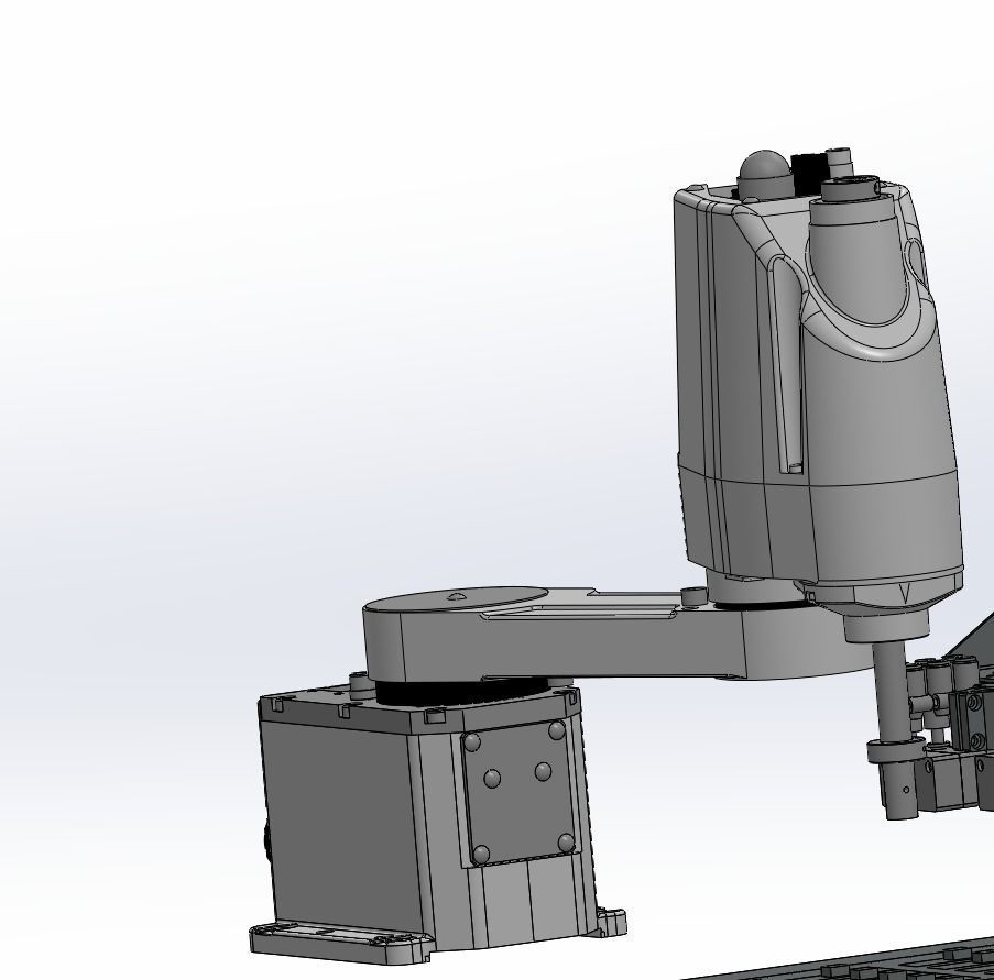 Manipulator labeling machine 3D model_7