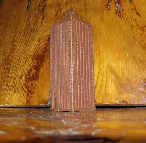 Skyscraper edison building in york city 3D print model