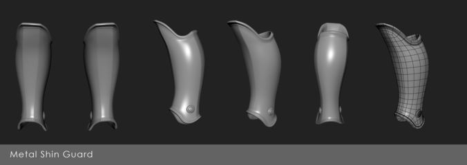 Shin Guard 3D model