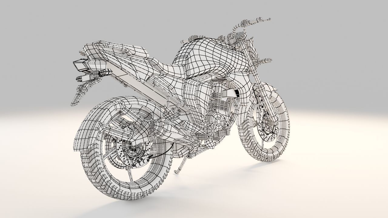 Yamaha FzFi V2 3D model_7