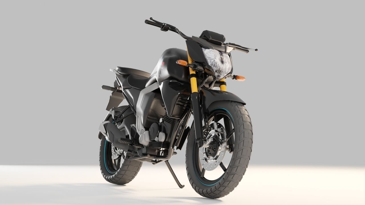 Yamaha FzFi V2 3D model_3