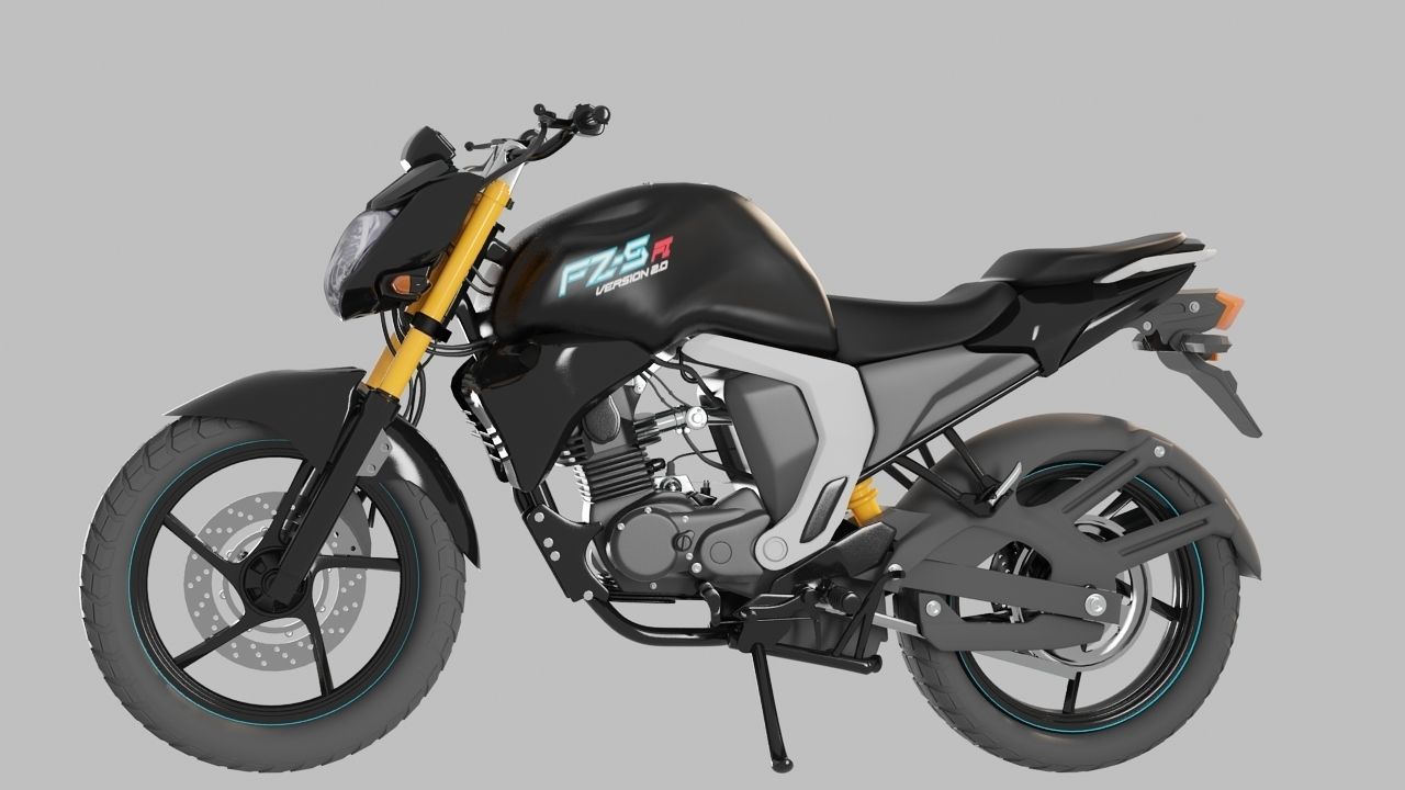 Yamaha FzFi V2 3D model_19