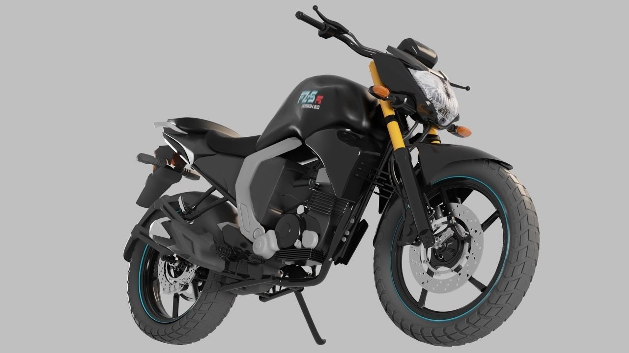 Yamaha FzFi V2 3D model_12