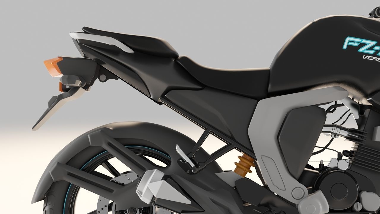 Yamaha FzFi V2 3D model_5