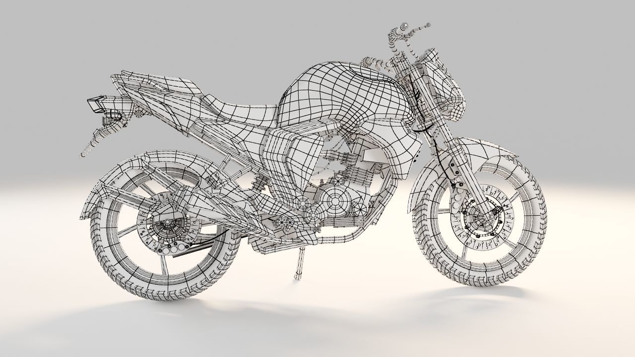 Yamaha FzFi V2 3D model_6