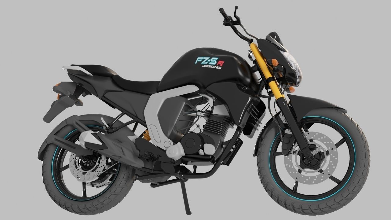 Yamaha FzFi V2 3D model_13