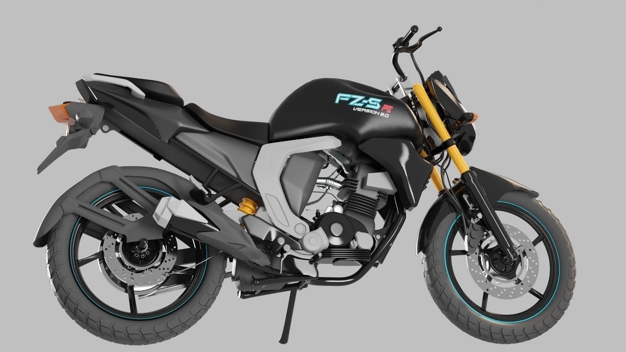 Yamaha FzFi V2 3D model_14