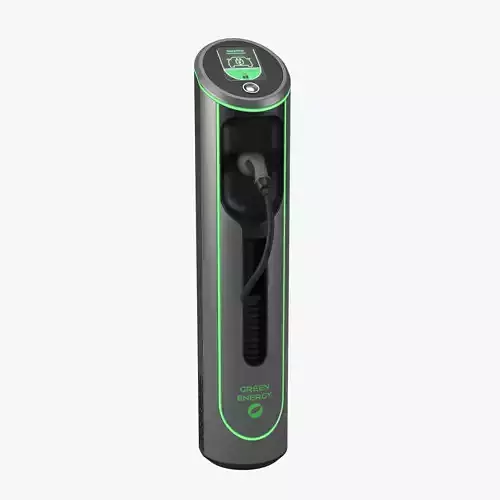 Electric Vehicle Charging Station 5 3D model