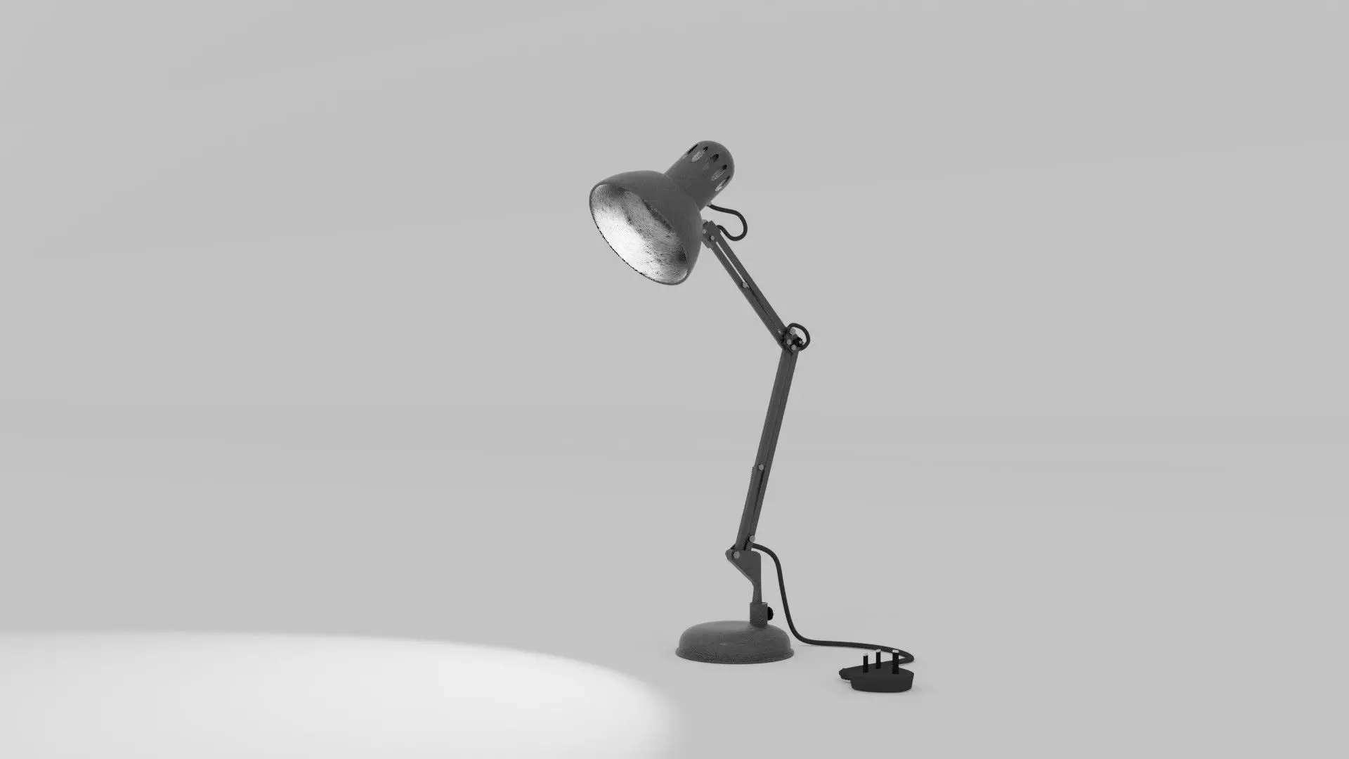 Desk Lamp 3D model_0