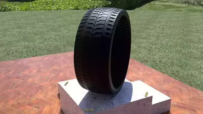 ORTAS TIRE NO 34 GAME READY AND 3D PRINTABLE 3D print model