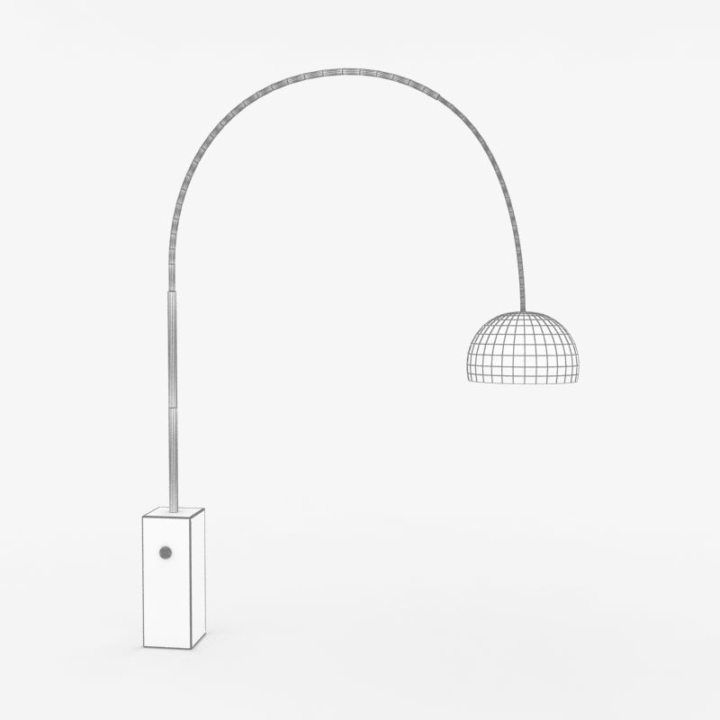 Floor Lamp 3D model_4