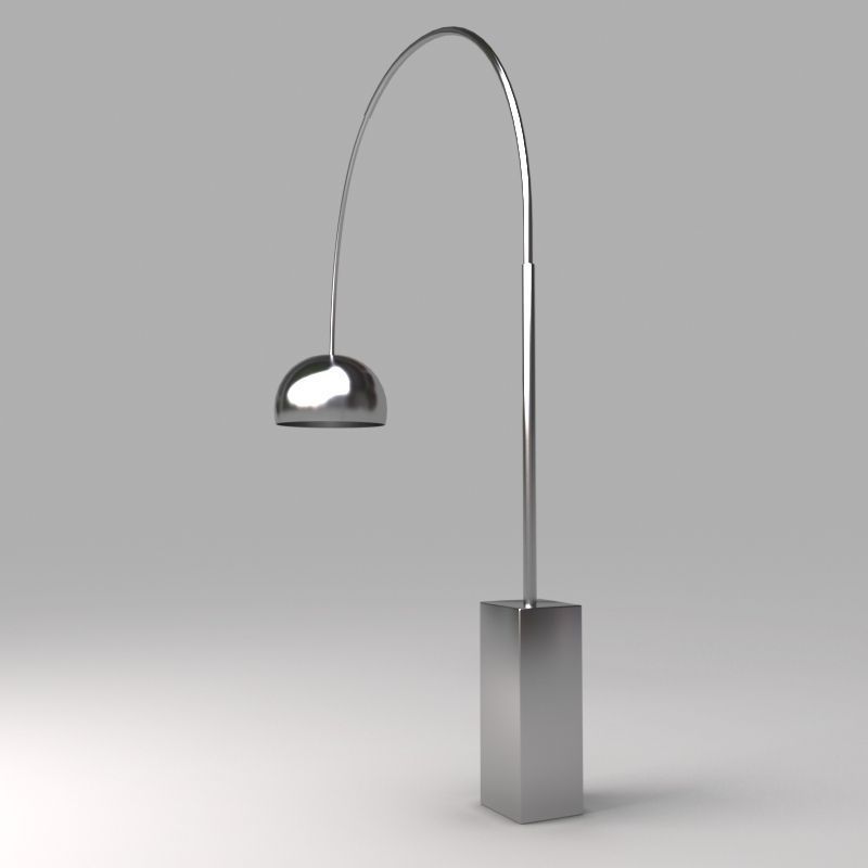 Floor Lamp 3D model_2