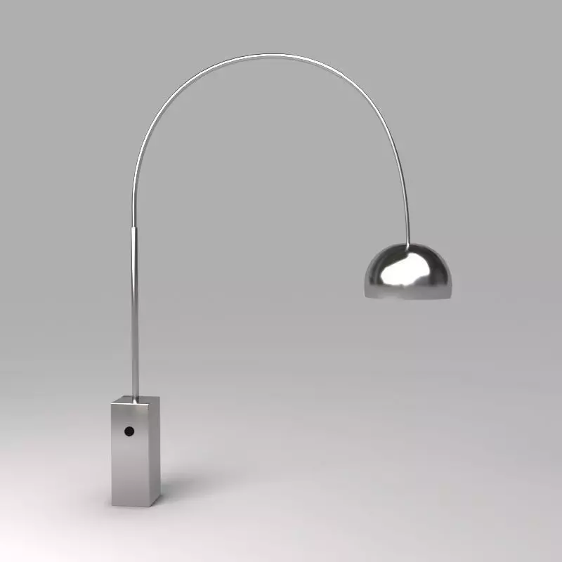 Floor Lamp 3D model_0