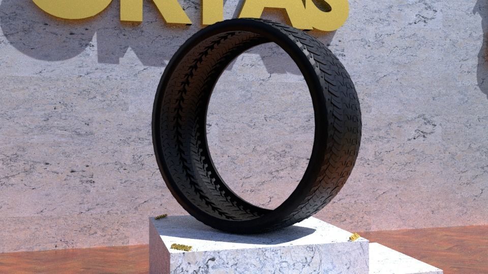 ORTAS TIRE NO 37 GAME READY AND 3D PRINTABLE 3D print model_5