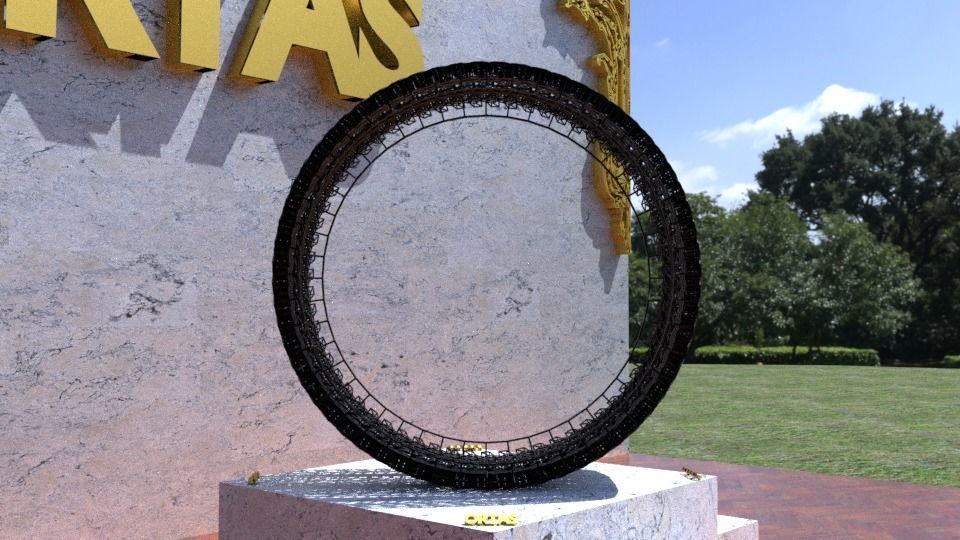 ORTAS TIRE NO 37 GAME READY AND 3D PRINTABLE 3D print model_8