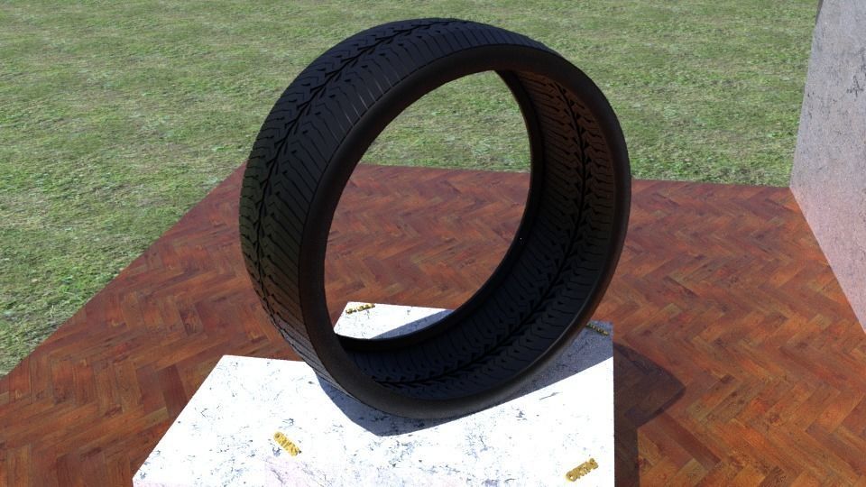 ORTAS TIRE NO 39 GAME READY AND 3D PRINTABLE 3D print model_4
