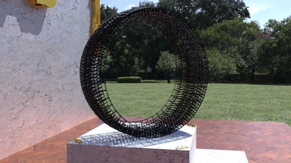 ORTAS TIRE NO 39 GAME READY AND 3D PRINTABLE 3D print model_8