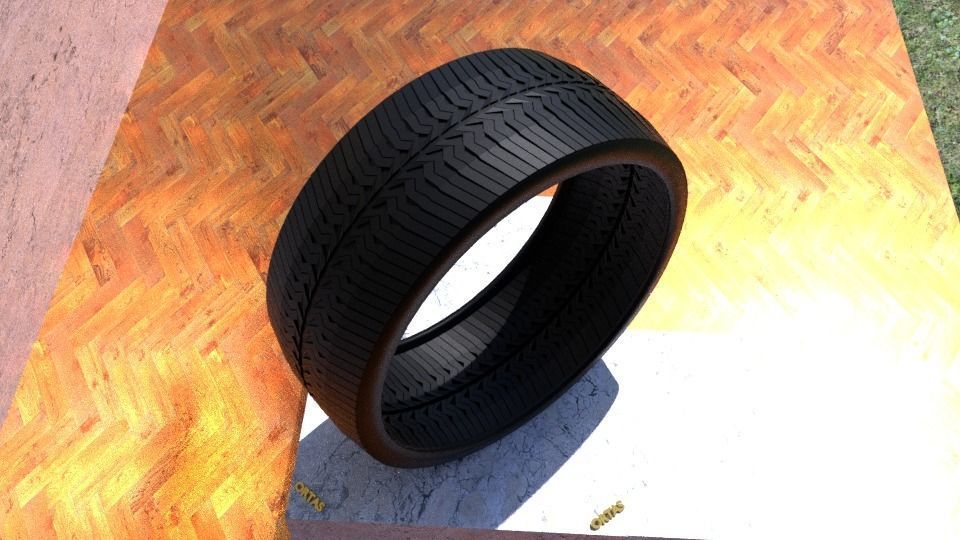 ORTAS TIRE NO 39 GAME READY AND 3D PRINTABLE 3D print model_7