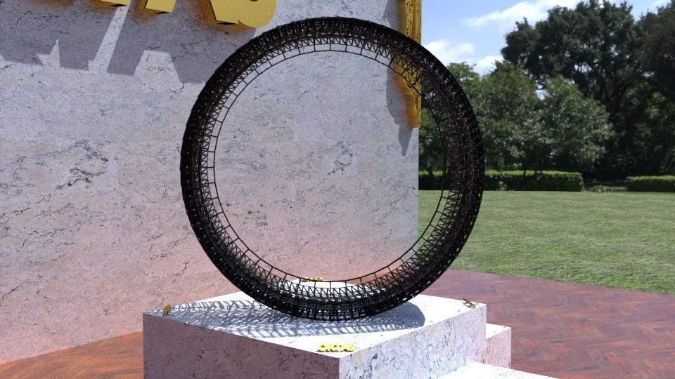 ORTAS TIRE NO 39 GAME READY AND 3D PRINTABLE 3D print model_9