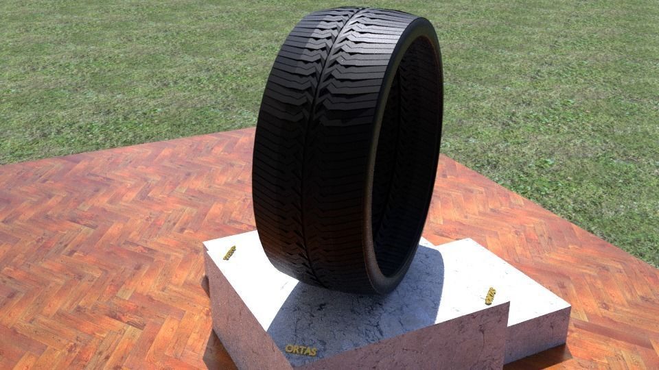 ORTAS TIRE NO 39 GAME READY AND 3D PRINTABLE 3D print model_6