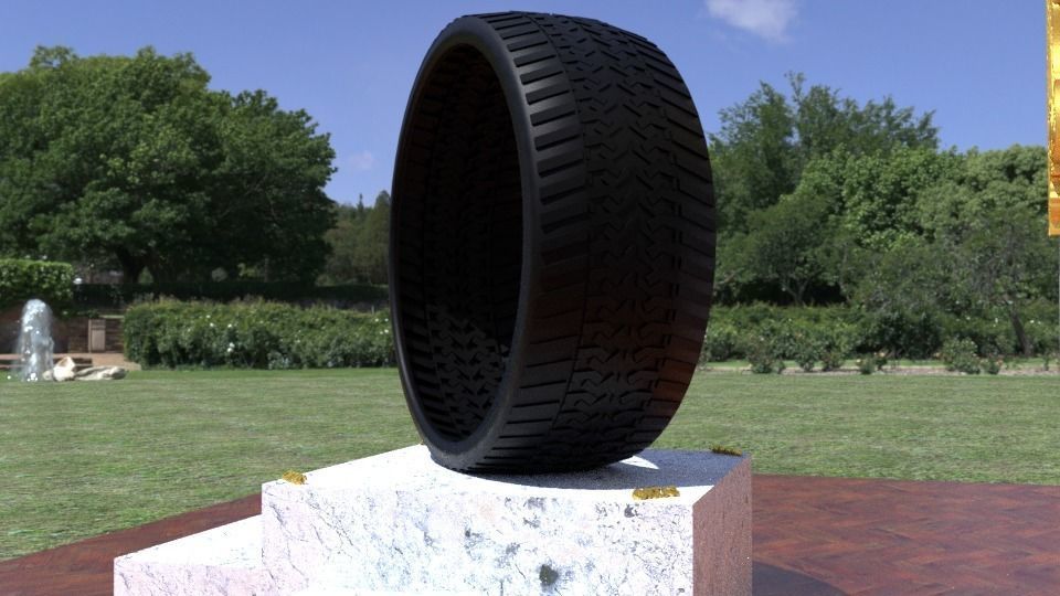 ORTAS TIRE NO 41 GAME READY AND 3D PRINTABLE