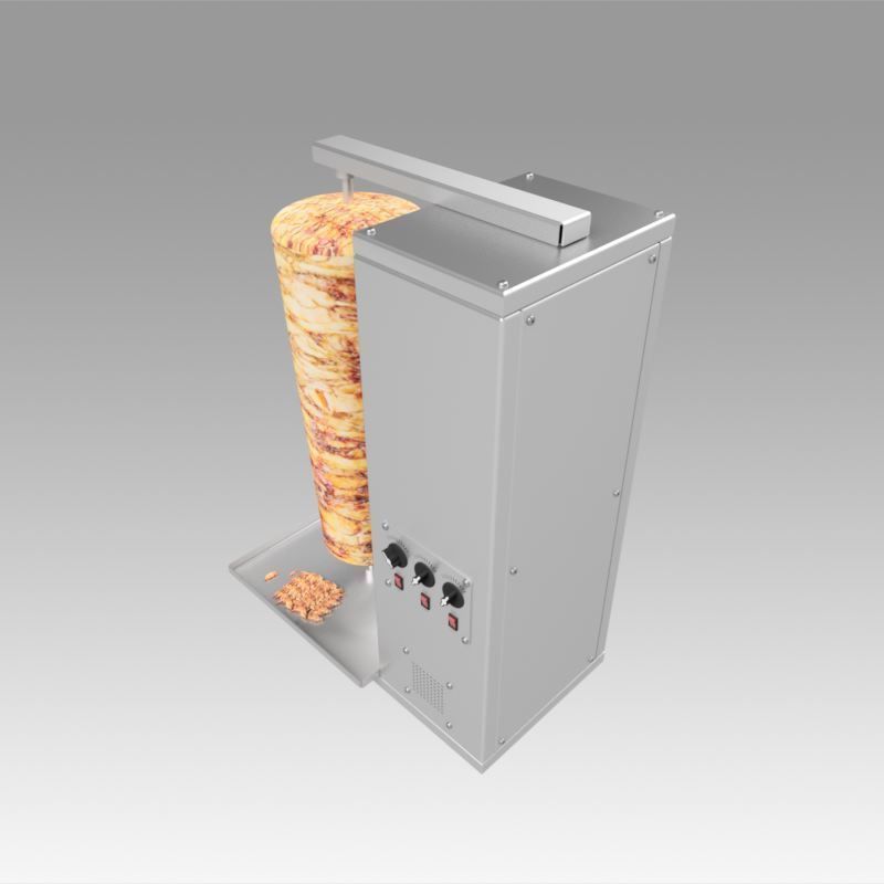 Kebab doner machine 3D model_13