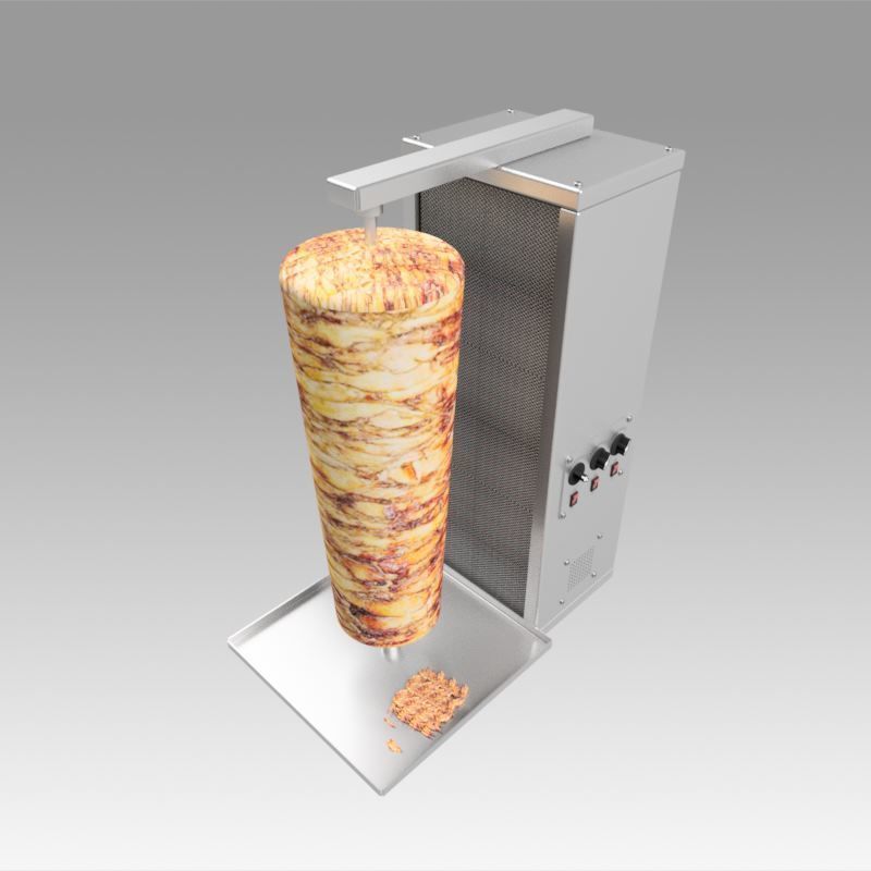 Kebab doner machine 3D model_11