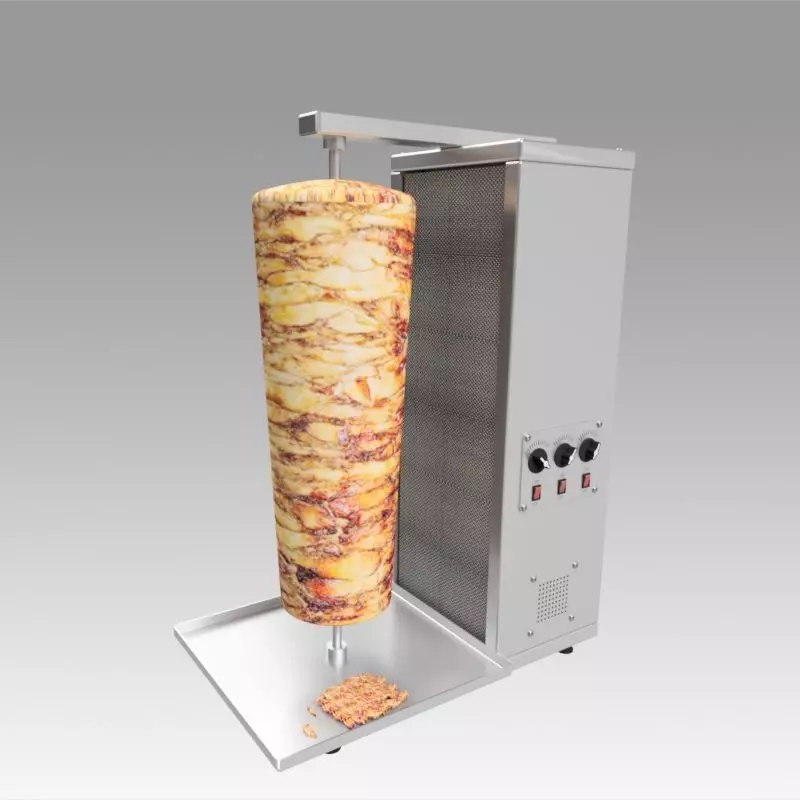 Kebab doner machine 3D model_0
