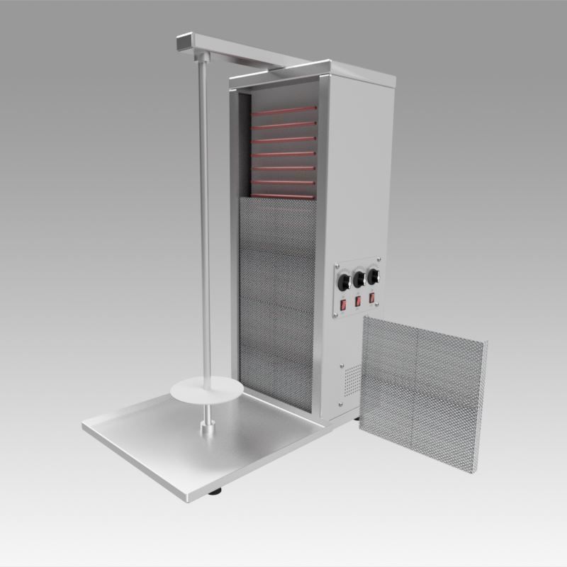 Kebab doner machine 3D model_21