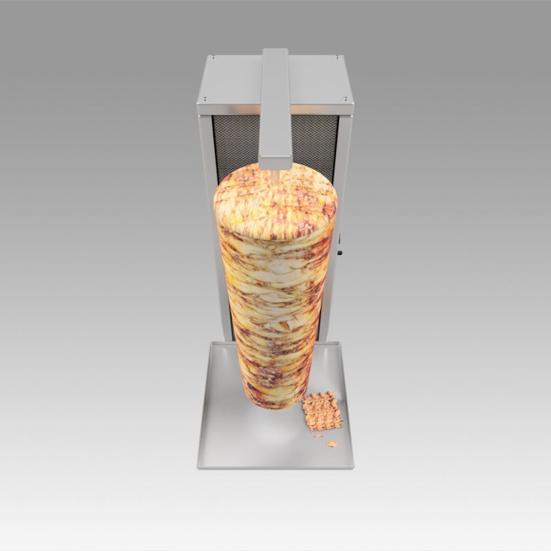 Kebab doner machine 3D model_10