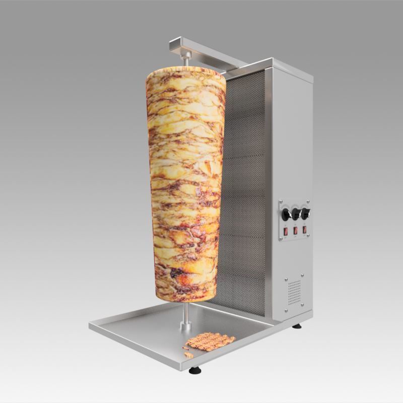 Kebab doner machine 3D model_1