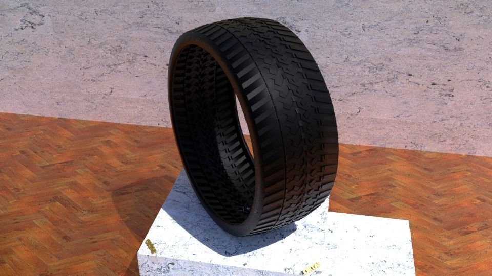 ORTAS TIRE NO 42 GAME READY AND 3D PRINTABLE 3D print model_6