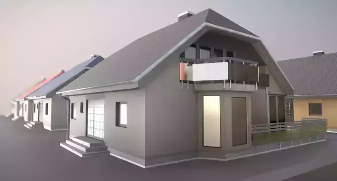 Small Low-Poly Houses Version 2