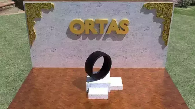 ORTAS TIRE NO 45 GAME READY AND 3D PRINTABLE