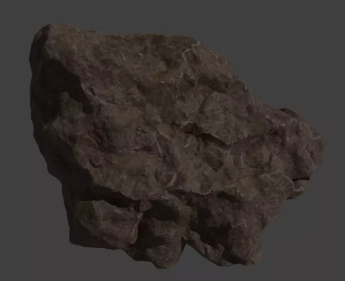 Lowpoly Rock Free low-poly 3D model