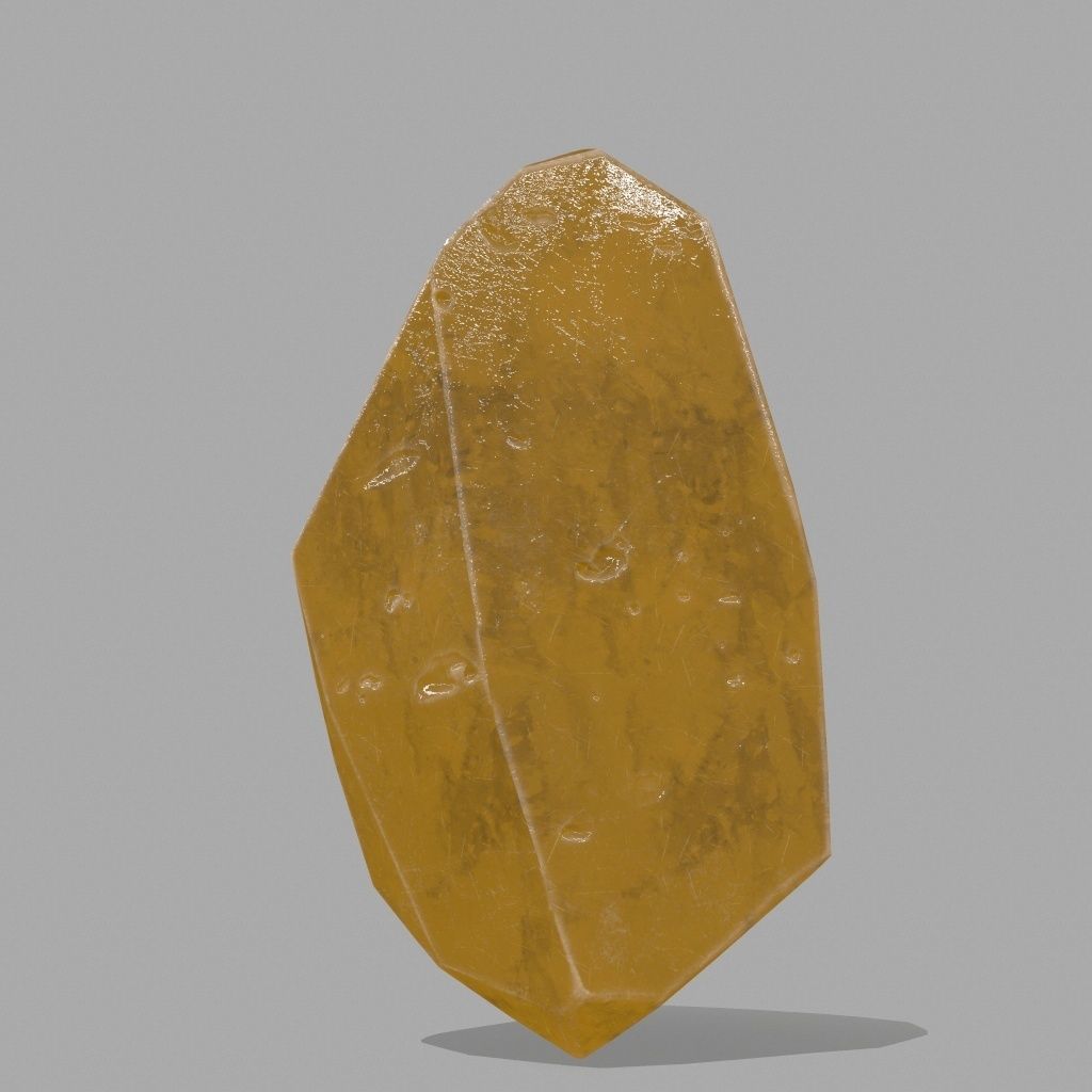 crystal set 3 stone Low-poly 3D model_4