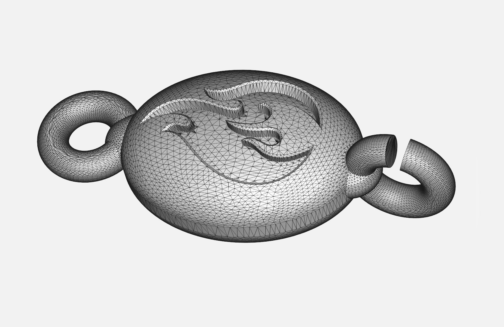 Chain link 143 3D print model_8