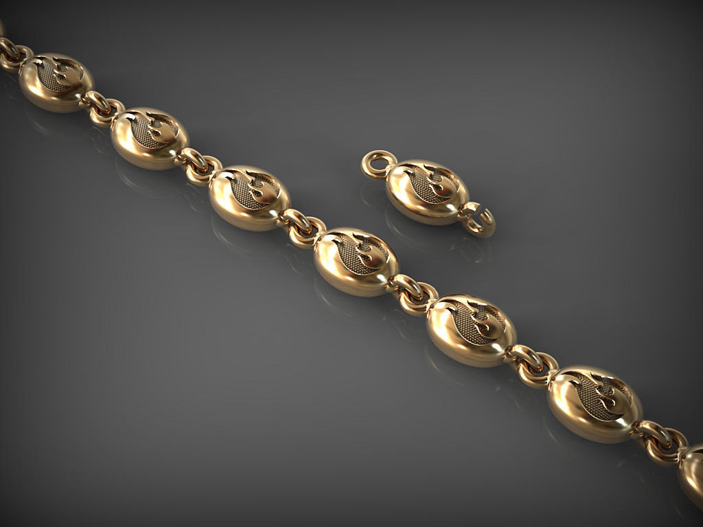 Chain link 143 3D print model_2