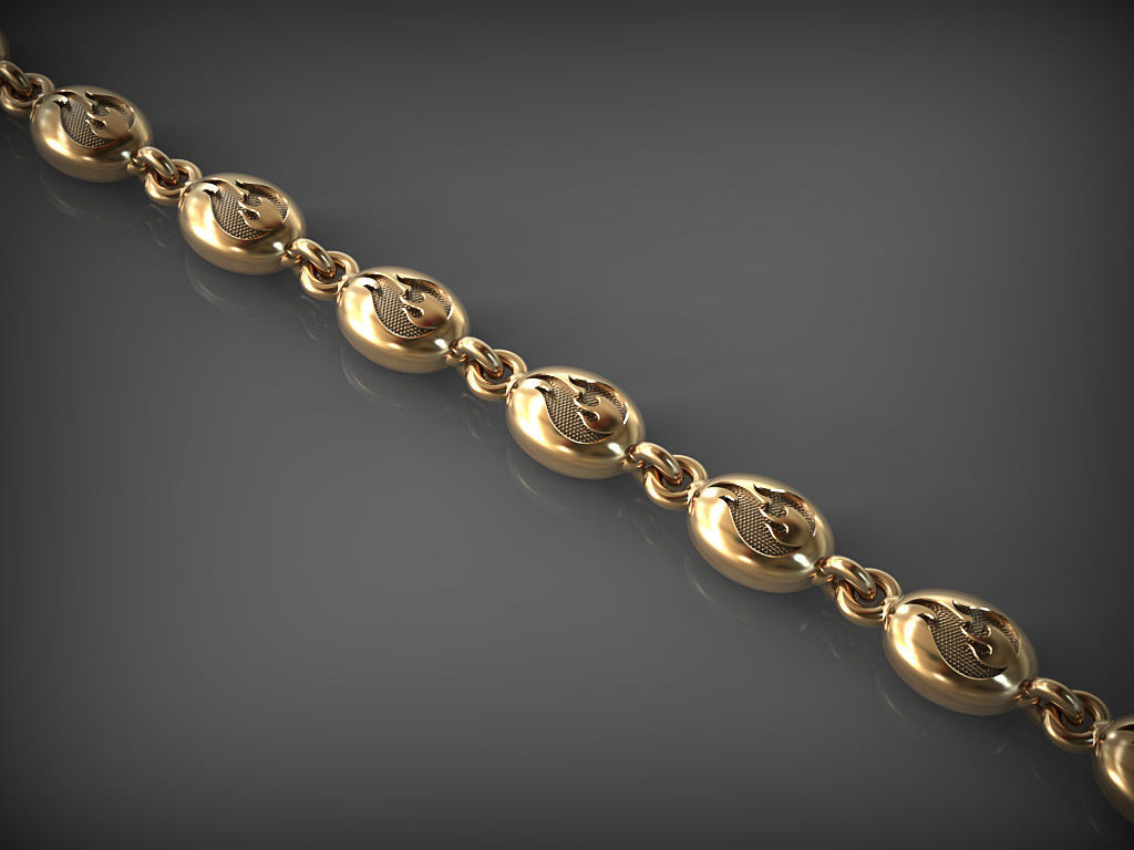 Chain link 143 3D print model_3