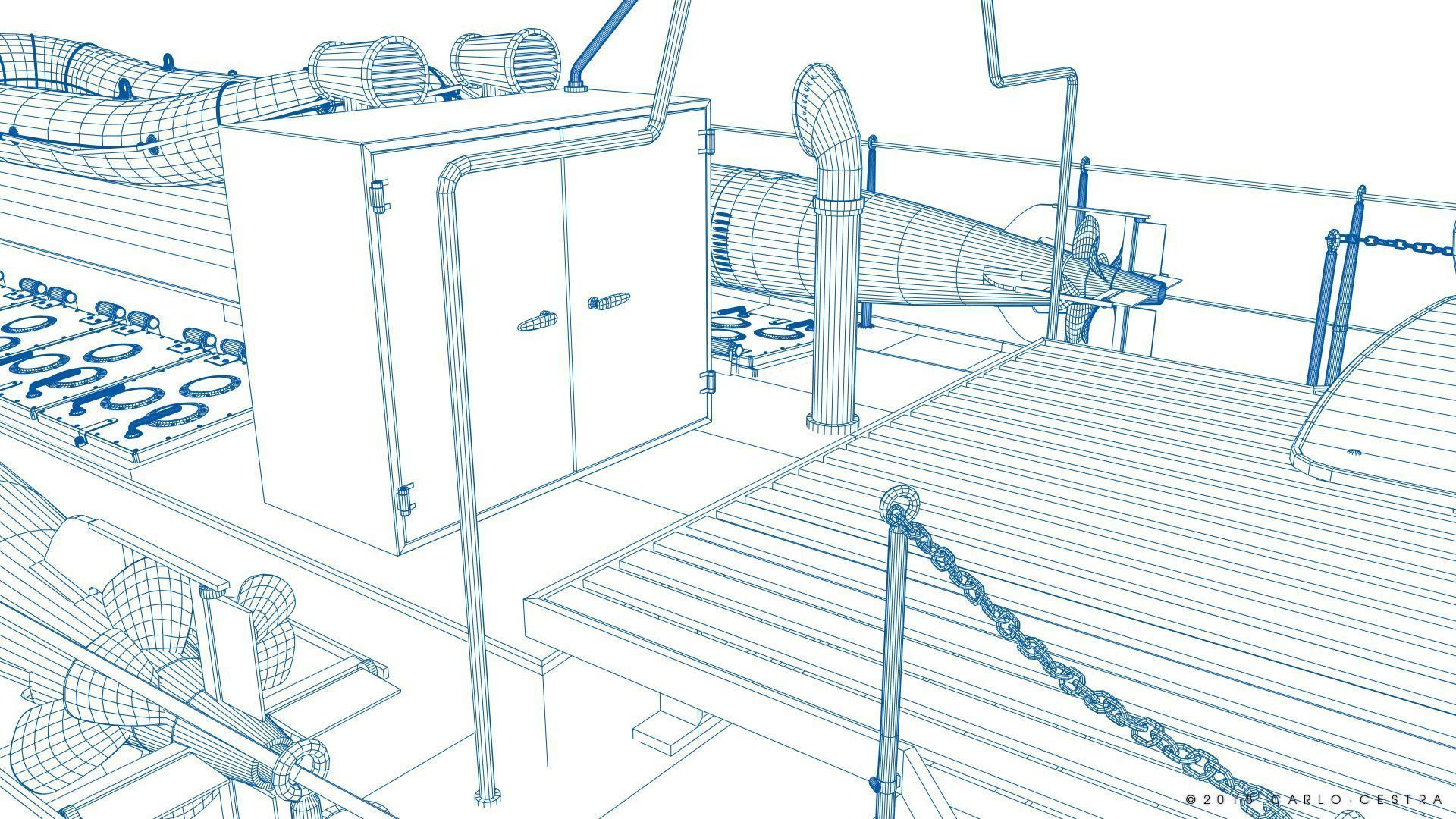SCHNELLBOOT S38-B 3D model_33